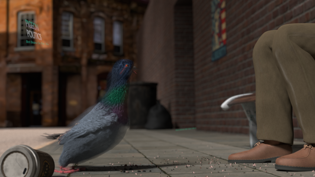 political cartoon about pigeons